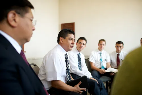 Melchizedek Priesthood council meeting