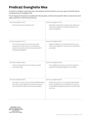 Predicați Evanghelia Mea