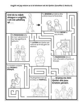 faqja e veprimtarisë së Fillores: Ungjilli më mëson se si të kthehem tek Ati Qiellor