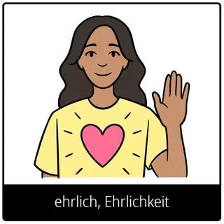 Symbol für Evangeliumsbegriff: ehrlich, Ehrlichkeit