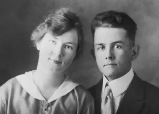 Camilla and Spencer Kimball circa 1918.