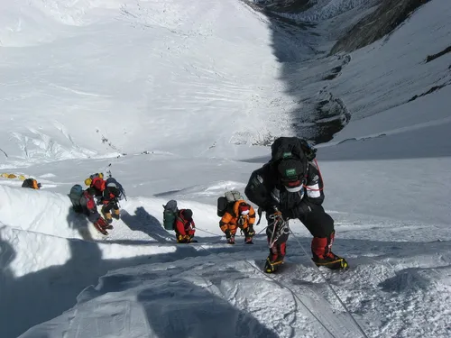 Mount Everest climbers