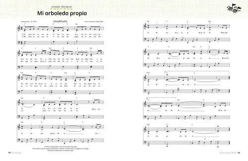 Página en PDF de una partitura