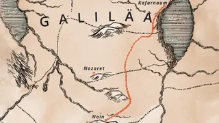 Karte von Galiläa