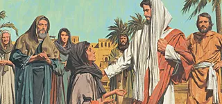 Jesus said her faith had made her well