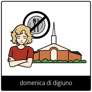Simbolo del Vangelo “domenica di digiuno”
