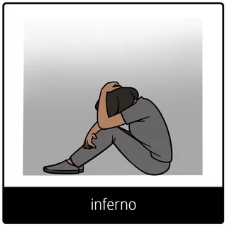 símbolo do evangelho para inferno