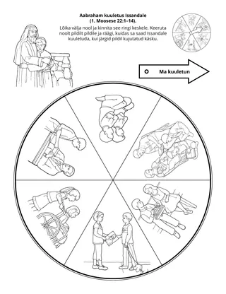 Algühingu tegevusleht: Aabraham kuuletus Issandale