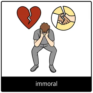 immoral gospel symbol