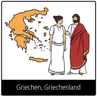 Symbol für Evangeliumsbegriff: Griechen, Griechenland