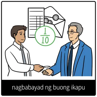 simbolo ng ebanghelyo para sa nagbabayad ng buong ikapu