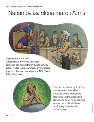 Alma baptizes many people 1