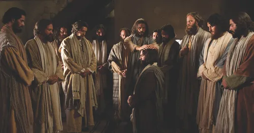 Christ giving Peter a blessing