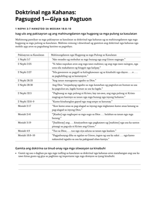 handout sa espirituhanon nga sakit