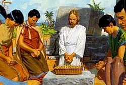 The Savior provided bread and wine for the Sacrament