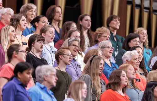 missionaries singing in general conference