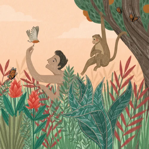 Adam in the Garden of Eden