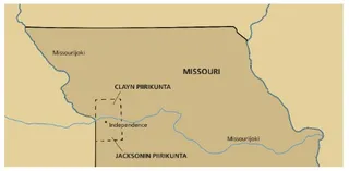 map, northern Missouri
