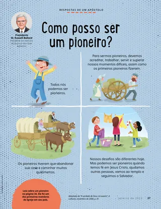 Page from the January 2022 Friend Magazine.