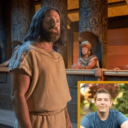 Abinadi, with inset of a young man