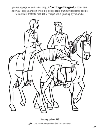 Joseph and Hyrum Were Killed in Carthage Jail coloring page