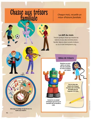 Page from the October 2022 Friend Magazine.