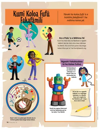 Page from the October 2022 Friend Magazine.