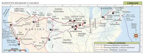 6 Bažnyčios istorijos žemėlapis