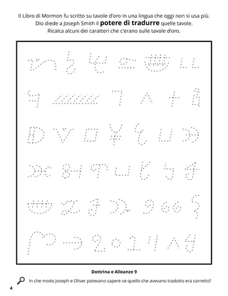 Translation of the Book of Mormon coloring page