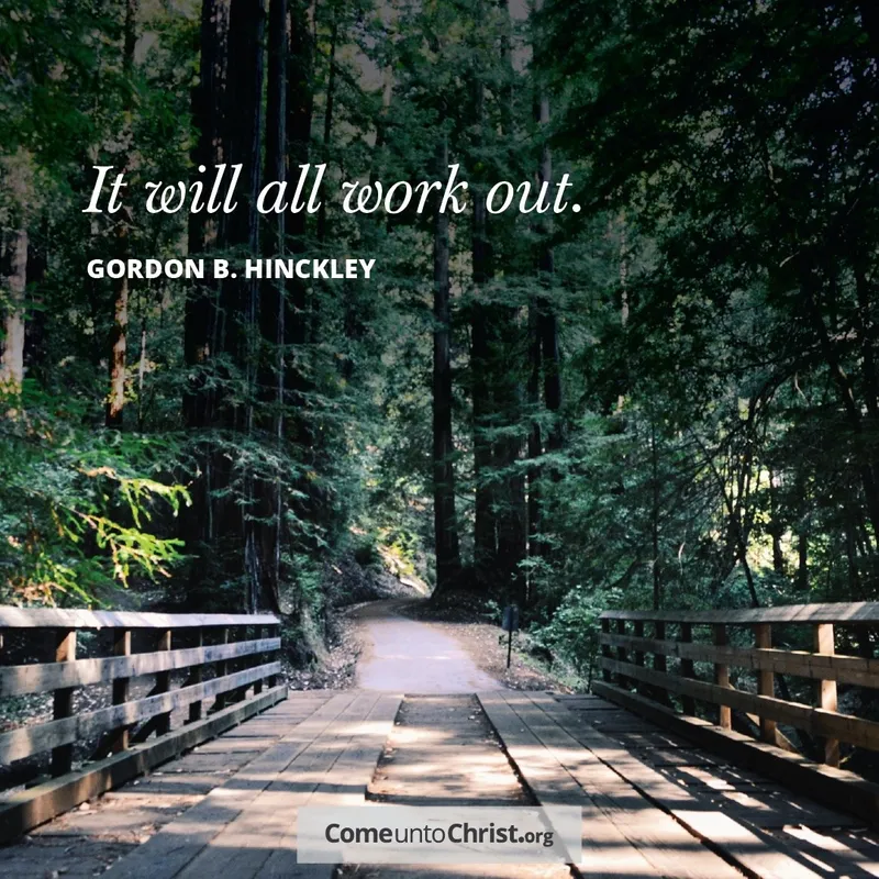 It will all work out