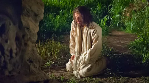 représentation de Jésus-Christ souffrant dans le jardin de Gethsémané