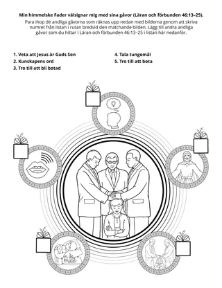 aktivitetssida för barn