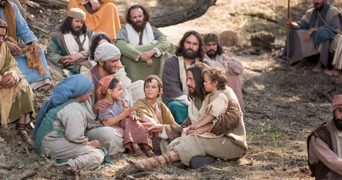 Christ with children