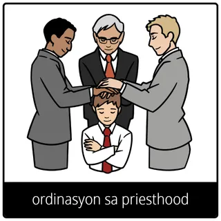 simbolo ng ebanghelyo para sa ordinasyon sa priesthood