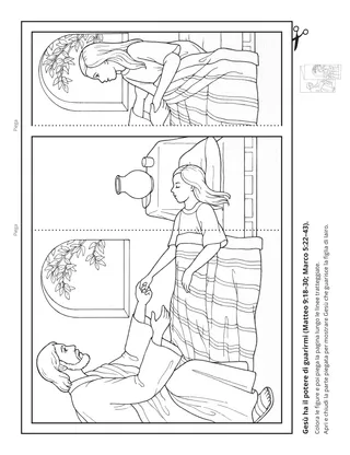 Pagina delle attività: Gesù ha il potere di fare miracoli che mi benedicono