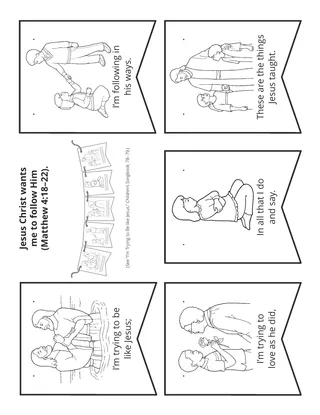 activity page: I’m Trying to Be like Jesus