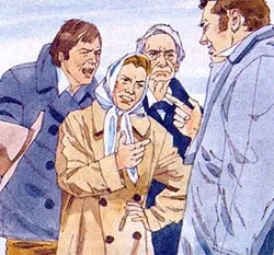 Suffering caused by wickedness