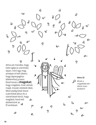 Alma Compared the Word to a Seed coloring page