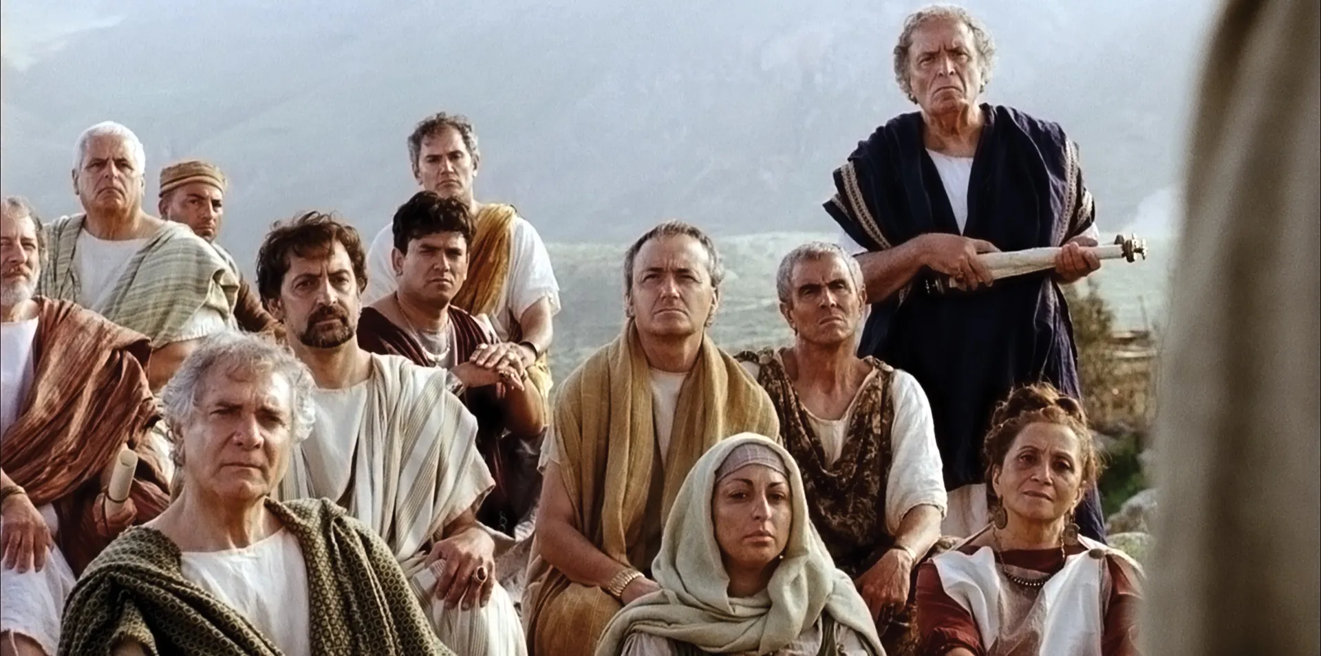 Athenians sit and listen to the words of Paul.