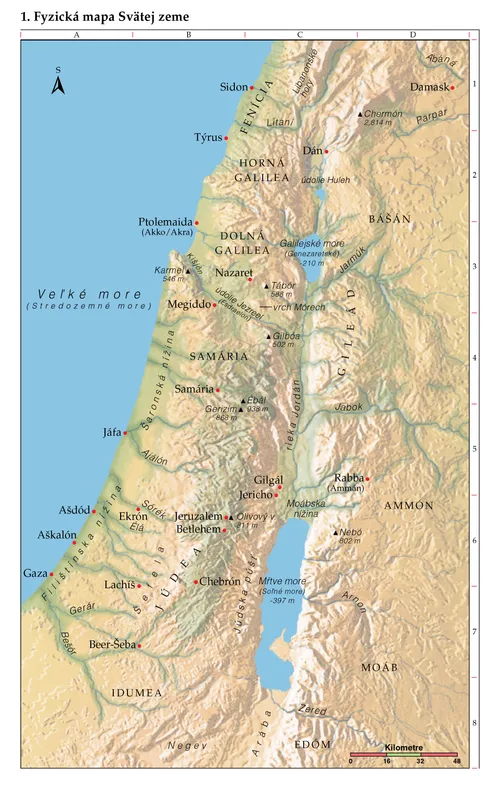 Biblická mapa 1