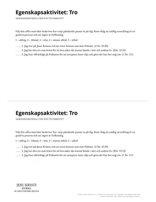 Attribute Activity Card