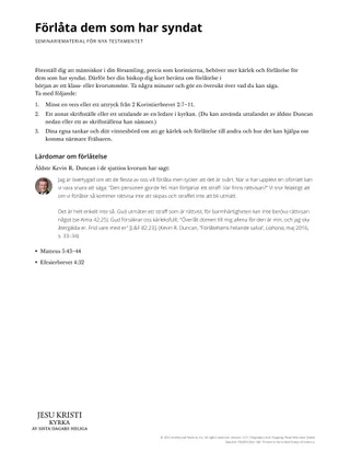 New Testament Seminary Teacher Manaul - 2023