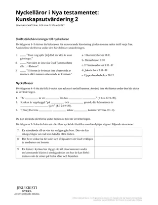 New Testament Seminary Teacher Manaul - 2023