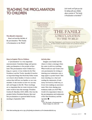 proclamation article