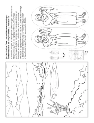 Page d’activité de la Primaire : Je choisirai de faire ce que Dieu commande par l’intermédiaire de son prophète