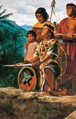 Lamanites burying weapons