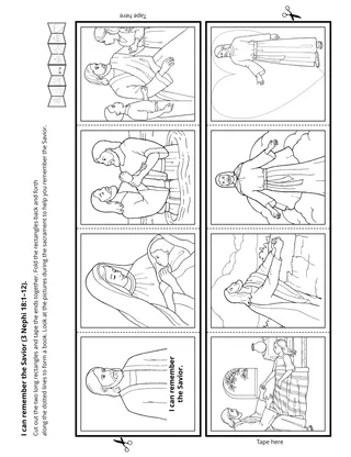 activity page: I can remember the Savior