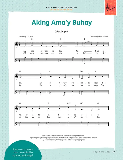 PDF ng sheet music