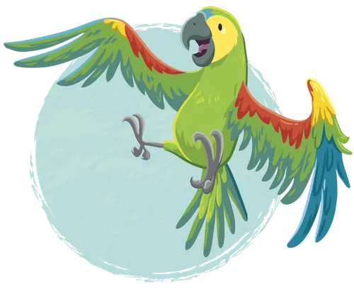 Panel 1: Margo and Paolo in their bedroom. Paolo is sitting on the bottom bunk, looking a little sad, while Margo sits nearby, putting on her shoes. They‚Äôre both in Sunday clothes and Margo has Kiwi on her shoulder. Panel 2: Margo sits down next to Paolo. Panel 3: Margo: "And no matter where we are, Primary is the same! We always learn about Jesus. And sing the same songs." Panel 4: Kiwi flaps her wings. Margo and Paolo are laughing. Panel 5: Margo and Paolo stand. Paolo looks a lot more confident/comfortable. Panel 6: Margo and Paolo walking into a Primary room. Margo is waving confidently and Paolo looks a little shy but is smiling and waving too. The other kids look excited and the teacher is smiling warmly. There‚Äôs a picture of Jesus hanging up on the wall.