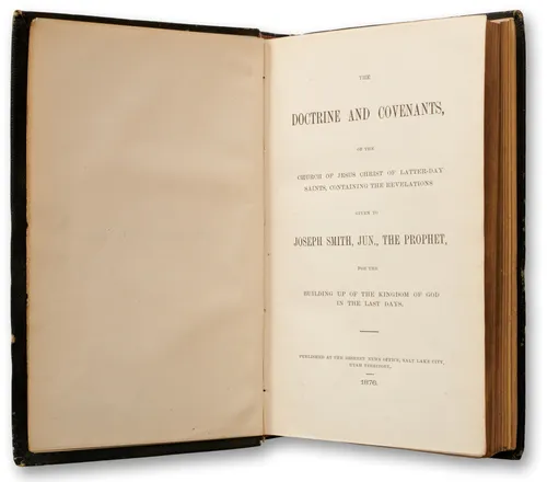 Doctrine and Covenants Orson Pratt revision title page